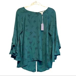 Lauren Conrad Green Blouse